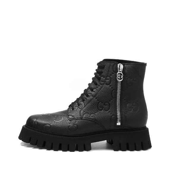 GG leather boots