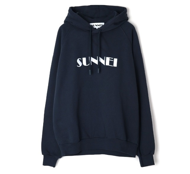 Embroidered logo hoodie