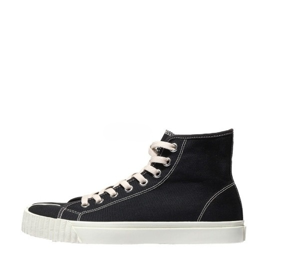 HIGH-TOP CANVAS SNEAKERS