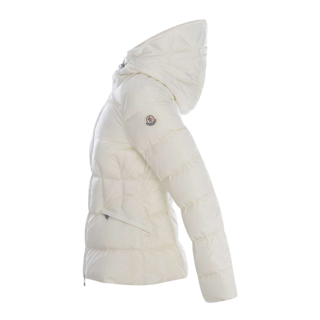 Logo Patch Zip-Up Puffer Coat