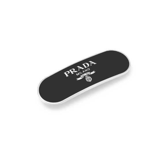 Enamel Metal Logo Hair Clip
