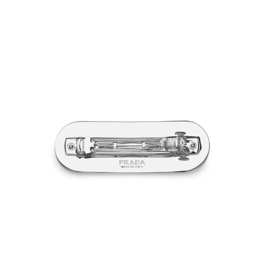 Enamel Metal Logo Hair Clip