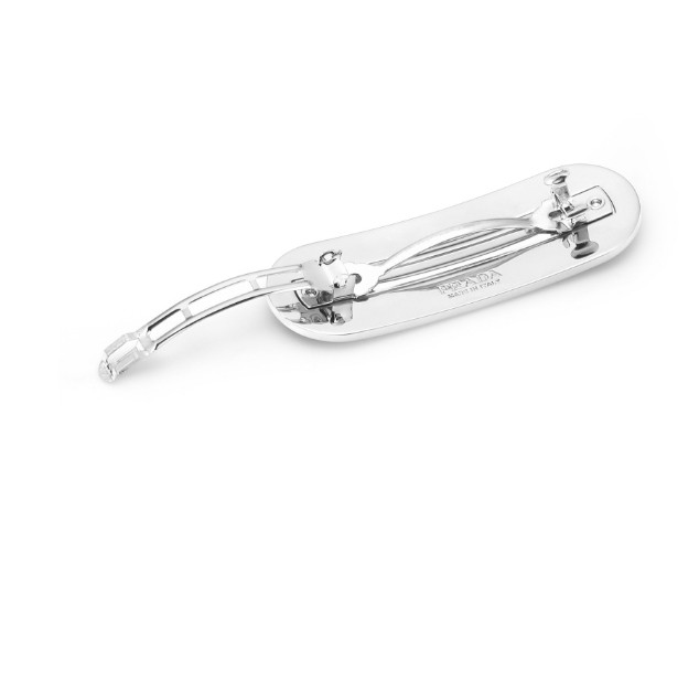 Enamel Metal Logo Hair Clip