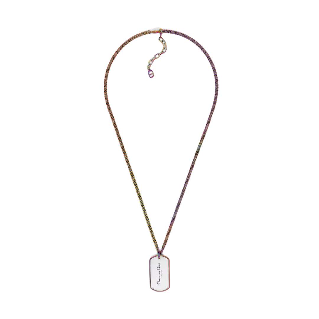 CD Couture Plate Pendant Necklace