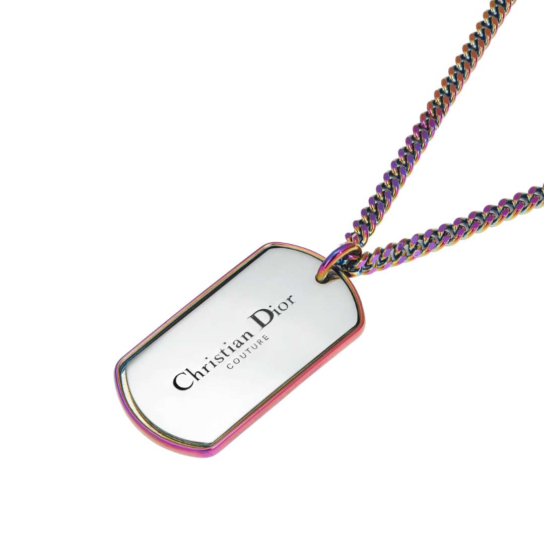 CD Couture Plate Pendant Necklace