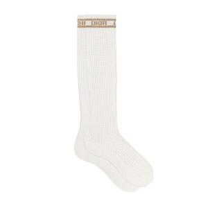 Perforated Socks with Lurex detail