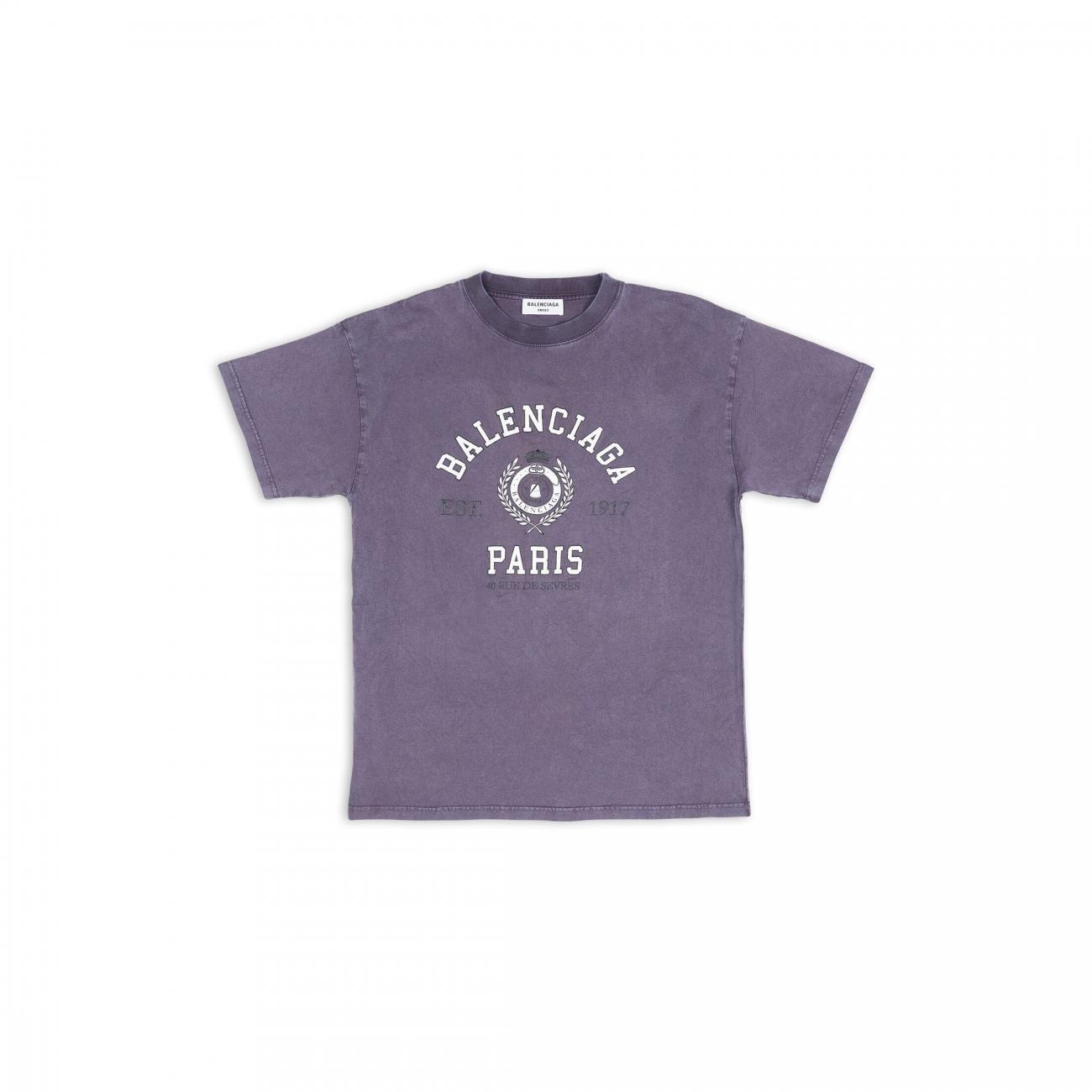 1917 T-SHIRT MEDIUM FIT IN PURPLE