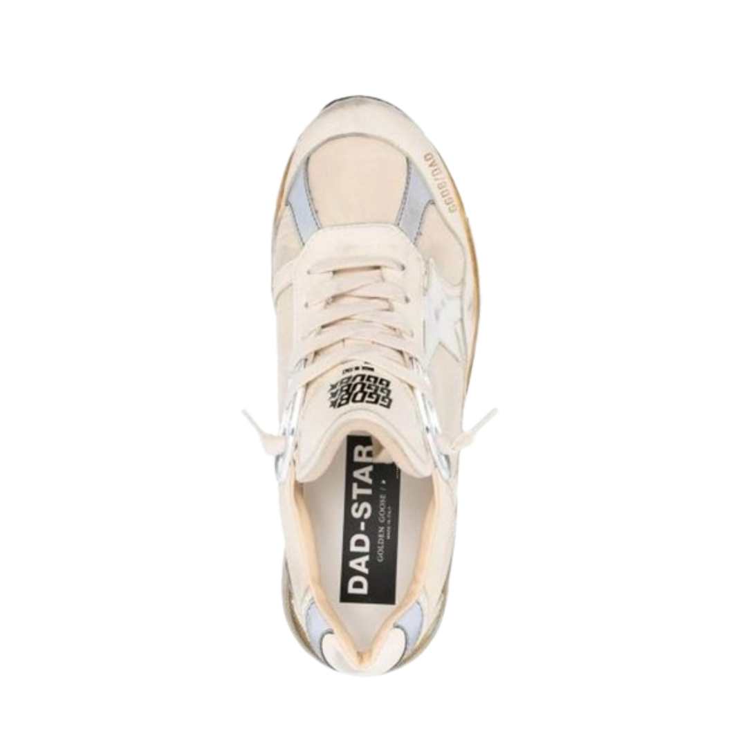 Running Dad White Star Sneakers