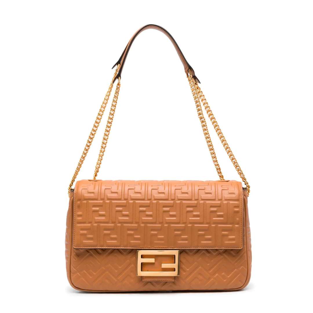 Baguette Chained Crossbody Bag