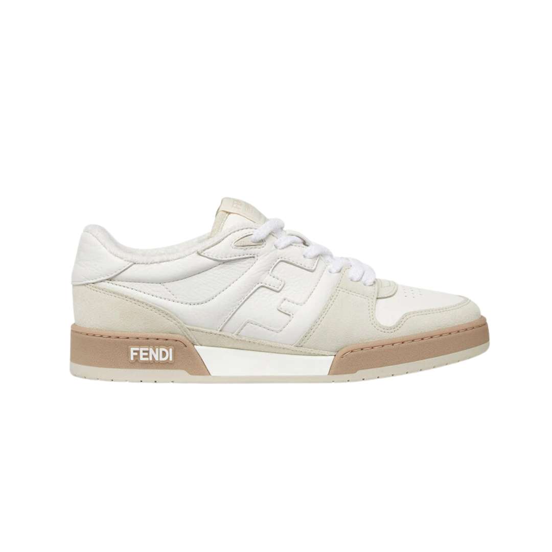 White suede low tops