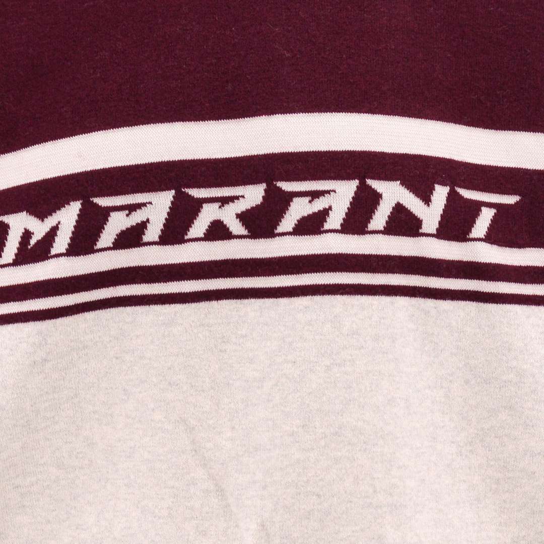 Colour Block Crew Sweat Dark Plum