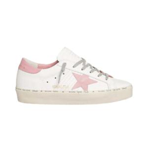 Hi Star Sneakers White Leather Suede Pink Star