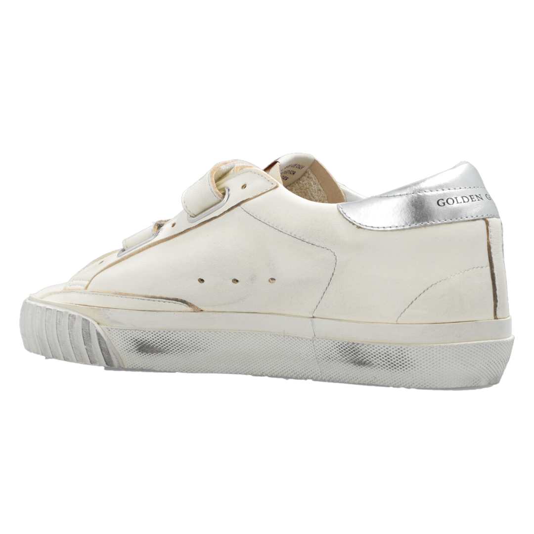 Hi Star Sneakers White Leather Suede Pink Star