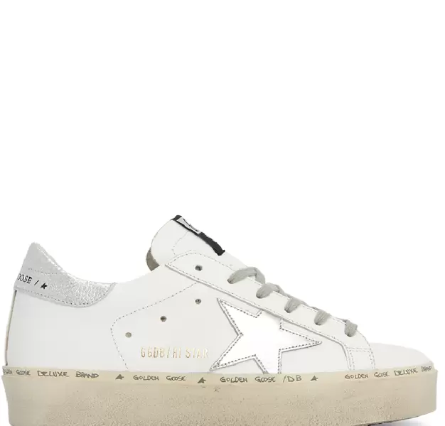 Histar Sneakers White Leather Shiny Star