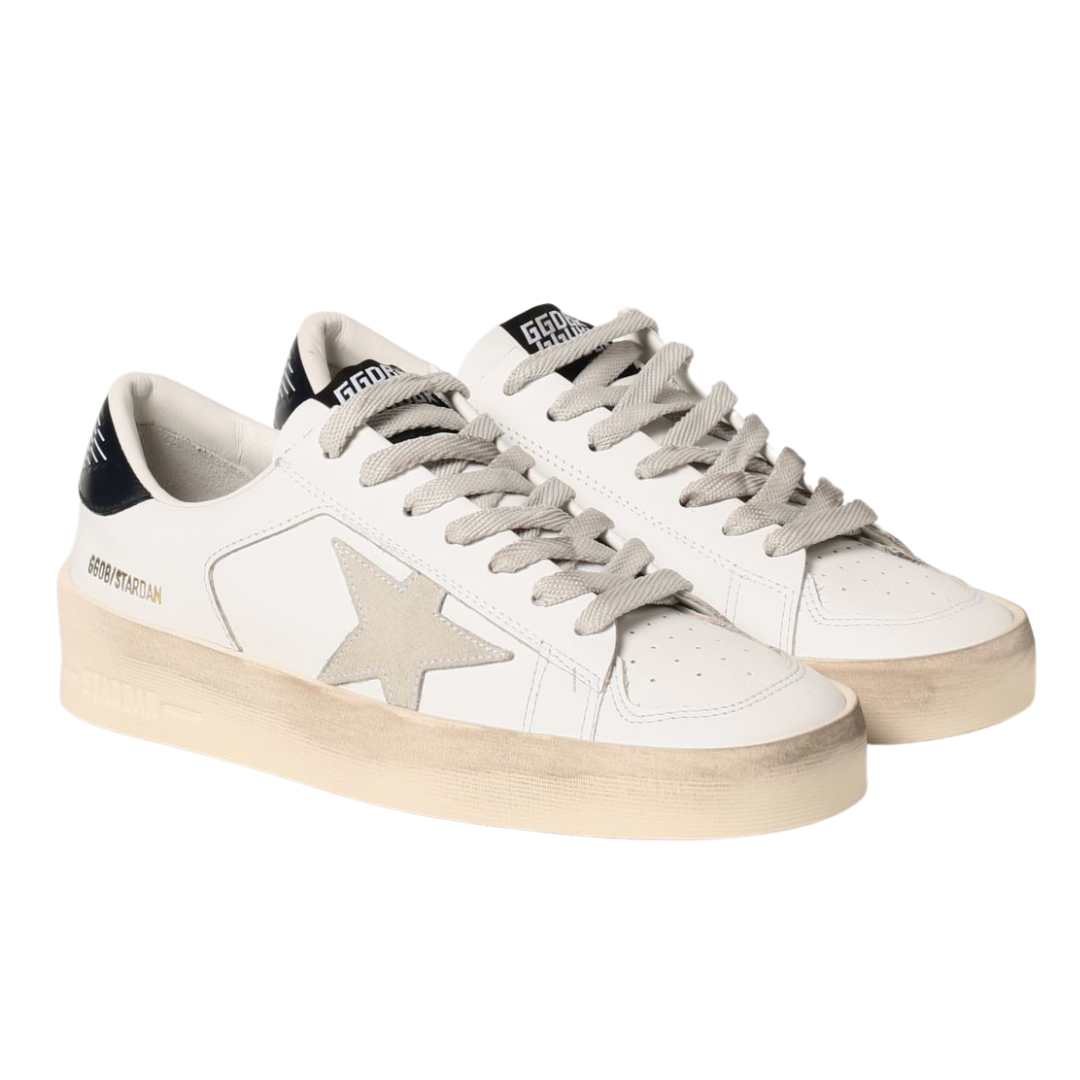 Stardan sneakers white leather suede star