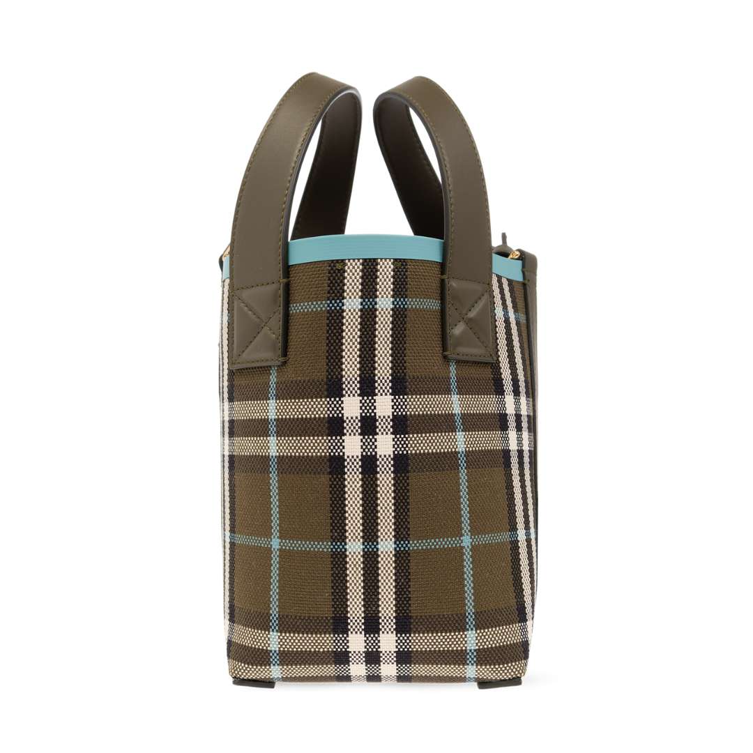 Mini London check-pattern Tote Bag