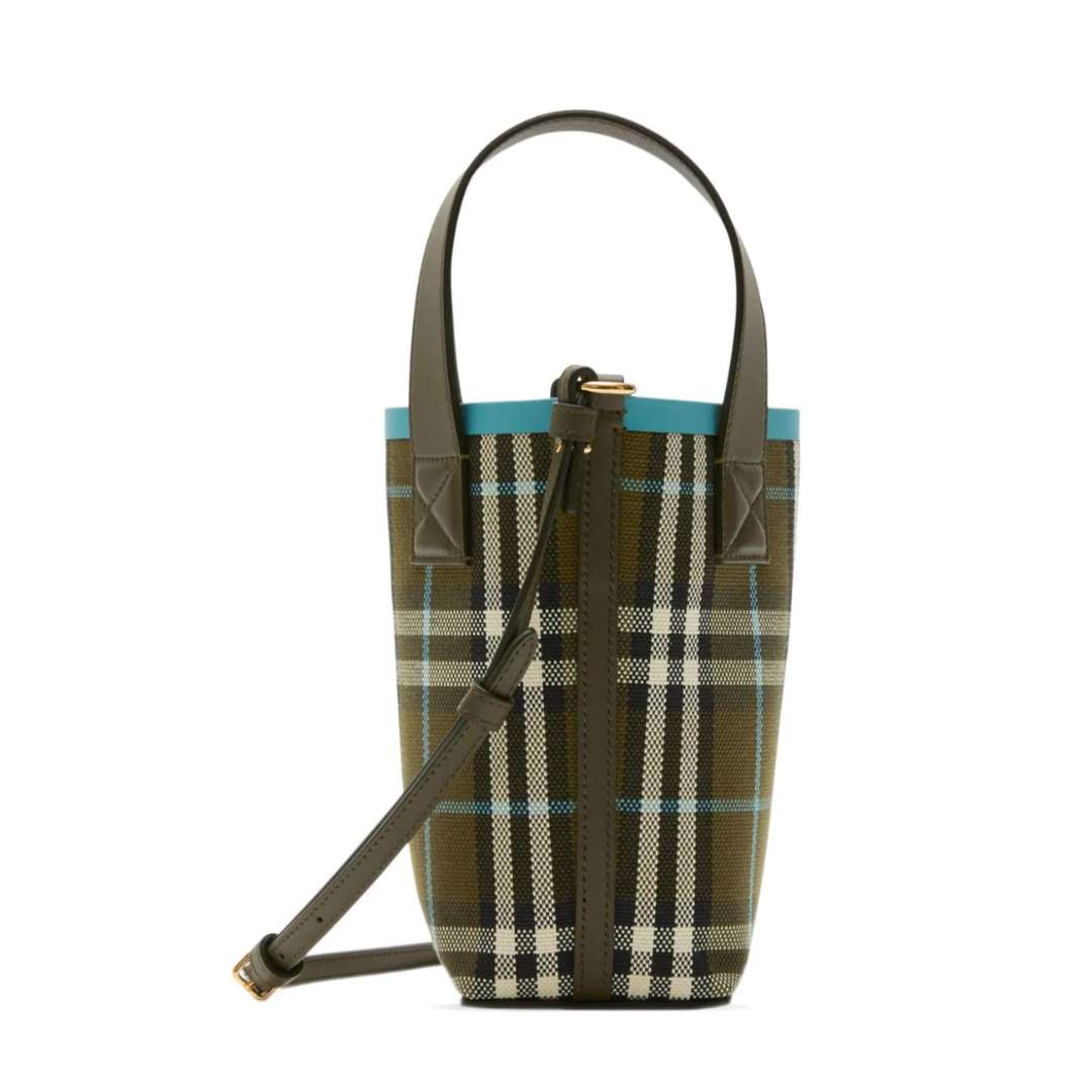 Mini London check-pattern Tote Bag