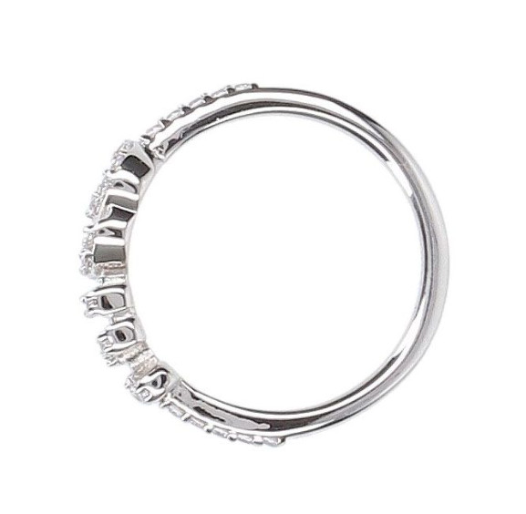 Crystal logo ring