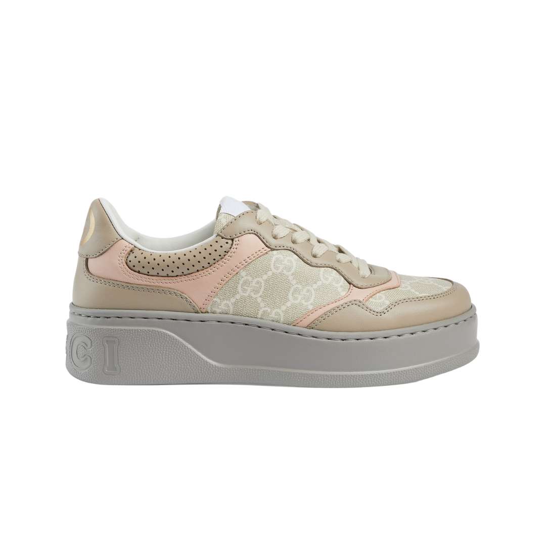 GG sneaker in white and beige Supreme