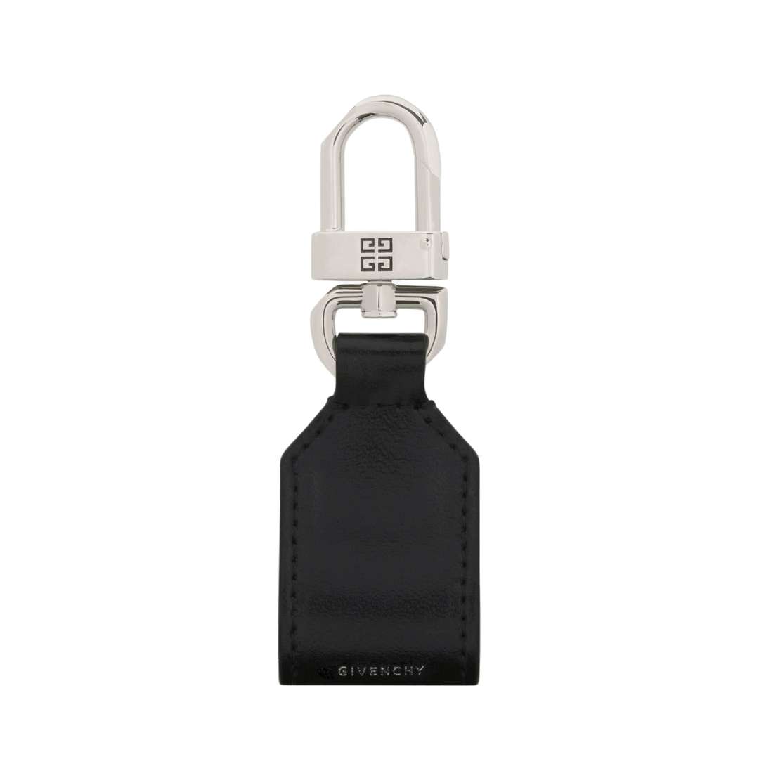 4G keyring in leather