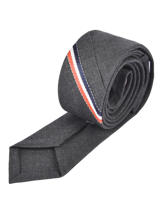 Striped wool tie 