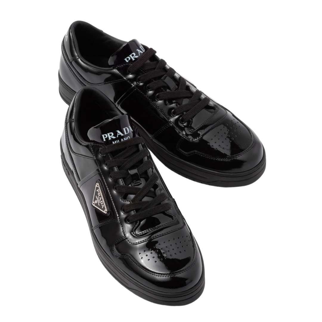 Black Downtown Patent Leather Sneakers