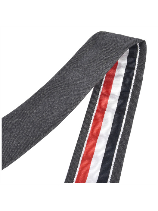 Striped wool tie 