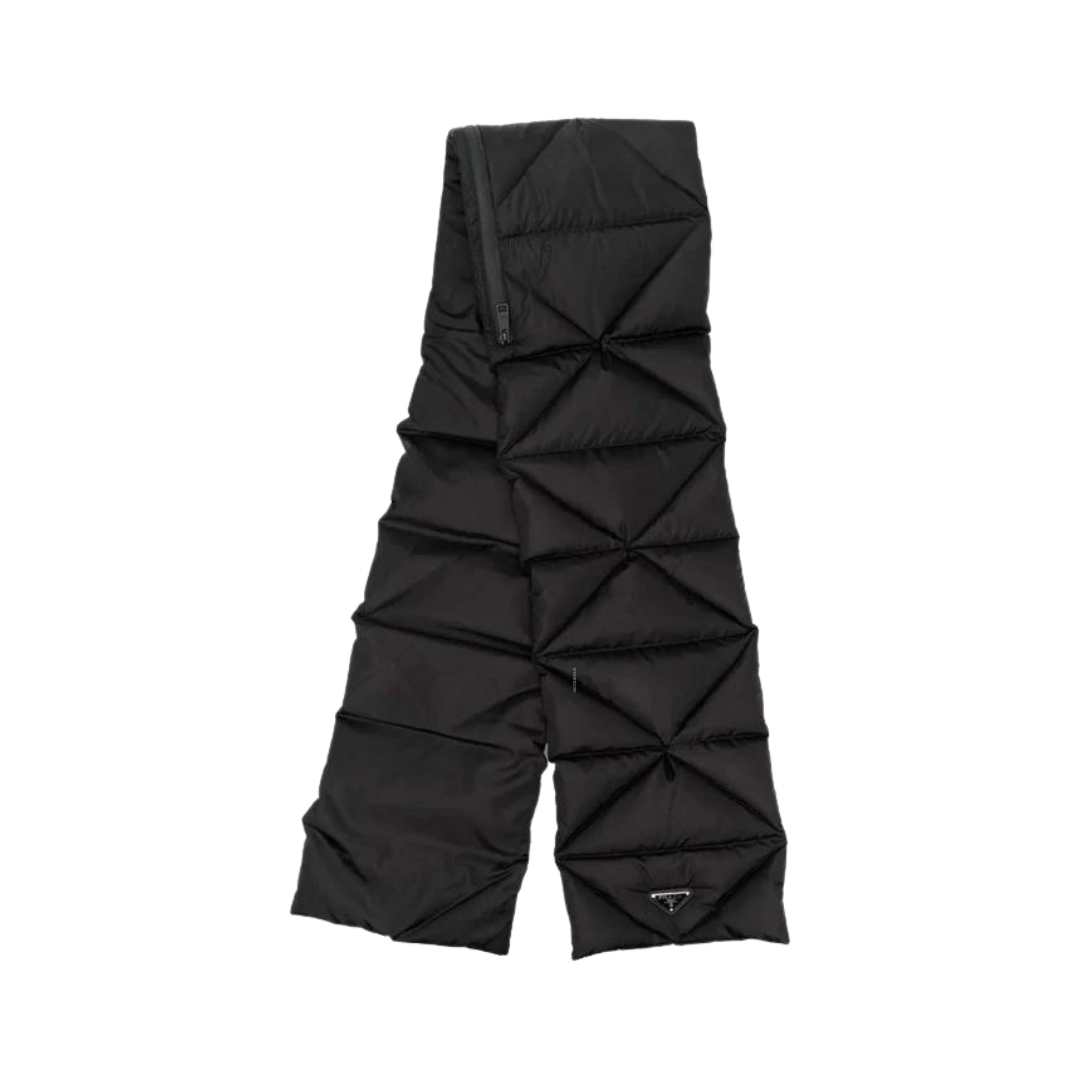 Re-nylon hooded scarf