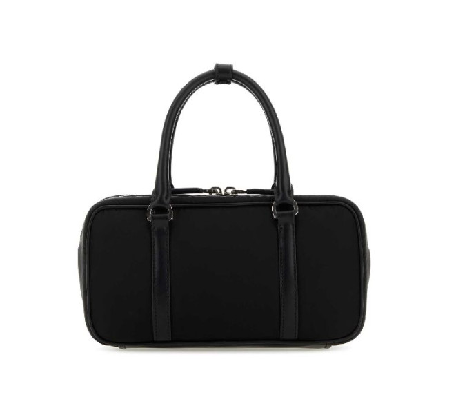 Triangular logo Re-nylon small tote bag