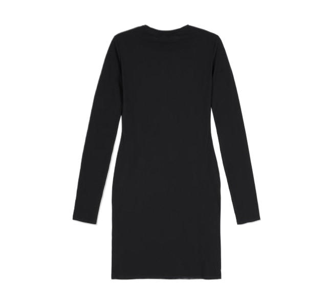 Women's Mini Logo Print One-Piece - Black