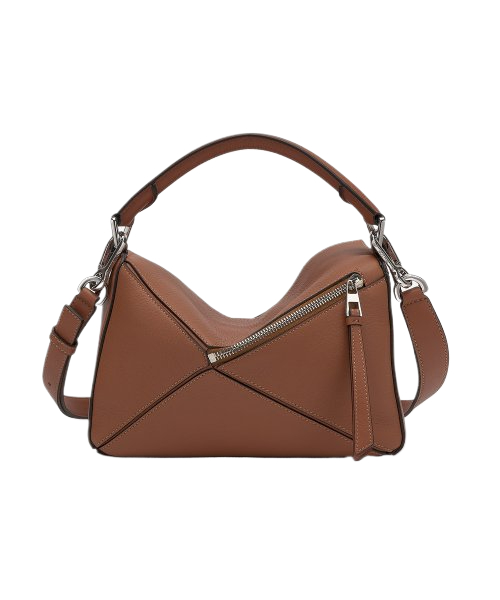 Common Small Puzzle Shoulder Bag - Brown