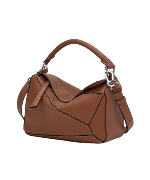Common Small Puzzle Shoulder Bag - Brown