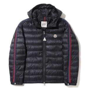 Logo patch tricolor lining down jacket