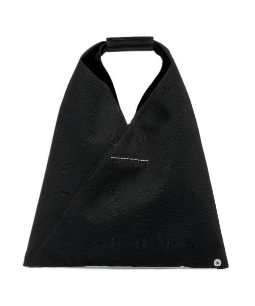 Women's Small Logo Print Japanese Tote Bag - Black