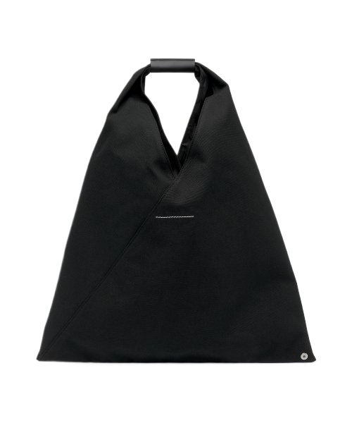 Women's Logo Print Japanese Tote Bag - Black