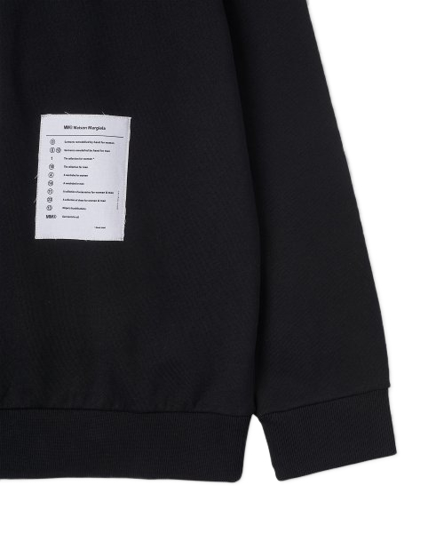 Women's Patch Sweatshirt - Black