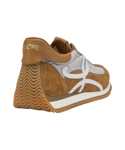Men's Flow Runner Sneakers - Tan: Gray