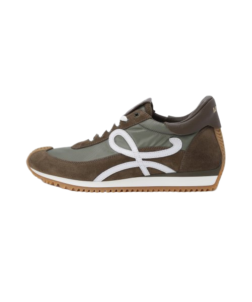 Men's Flow Runner Sneakers - Dark Khaki Green