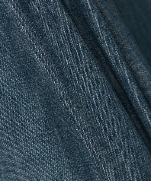 Men's Western Denim Shirt - Deep Vintage Blue