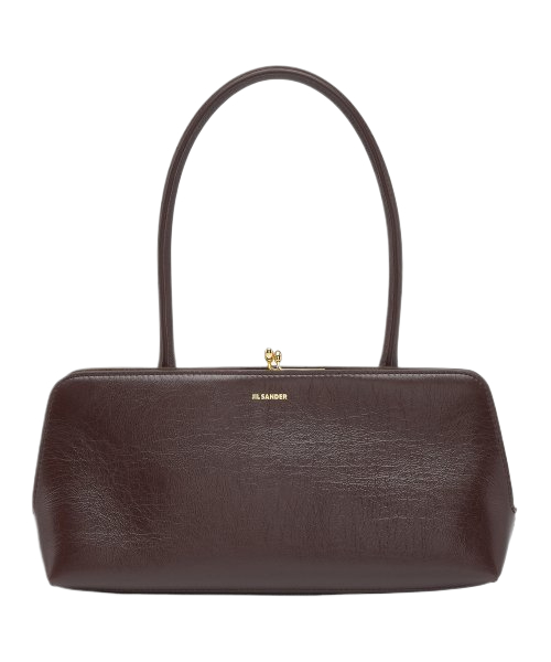 Women's Small Goji Frame Tote Bag - Dark Brown