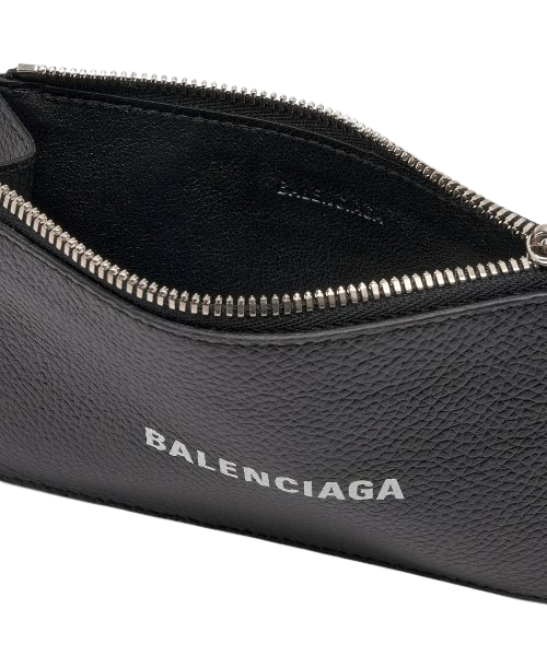 Common Large Cash Coin Card Holder - Black