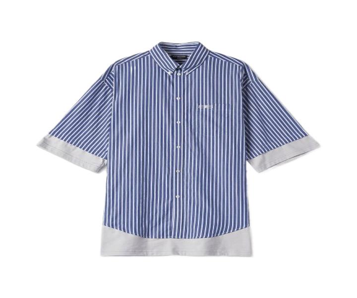 Men's BB Icon Layered Short Sleeve Shirt - Blue