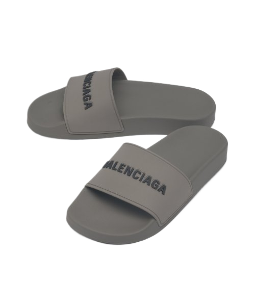 Women's Pool Slide - Medium Grey:Black 
