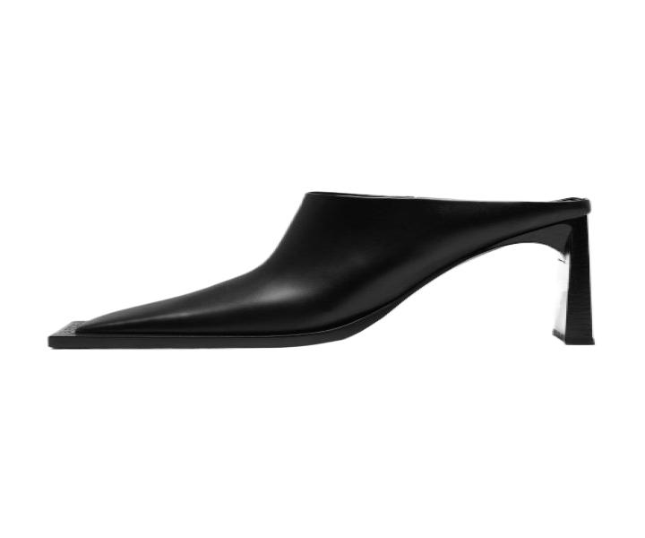 Women's Square Toe Sandals - Black