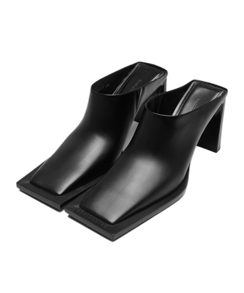 Women's Square Toe Sandals - Black