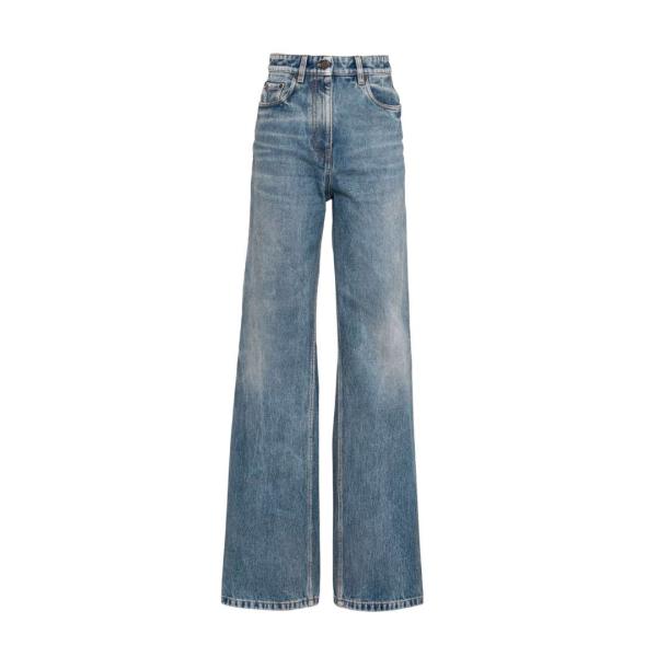 Sky Blue Five-pocket Denim Jeans