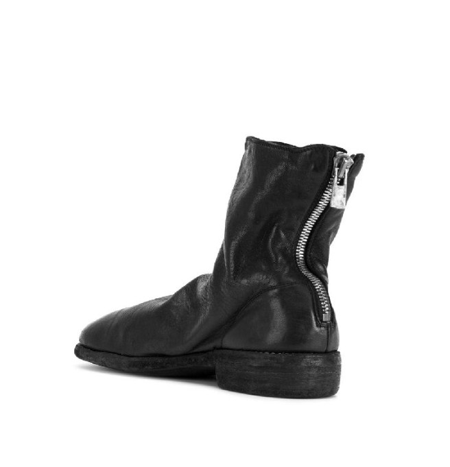 986 leather zip-up ankle boots
