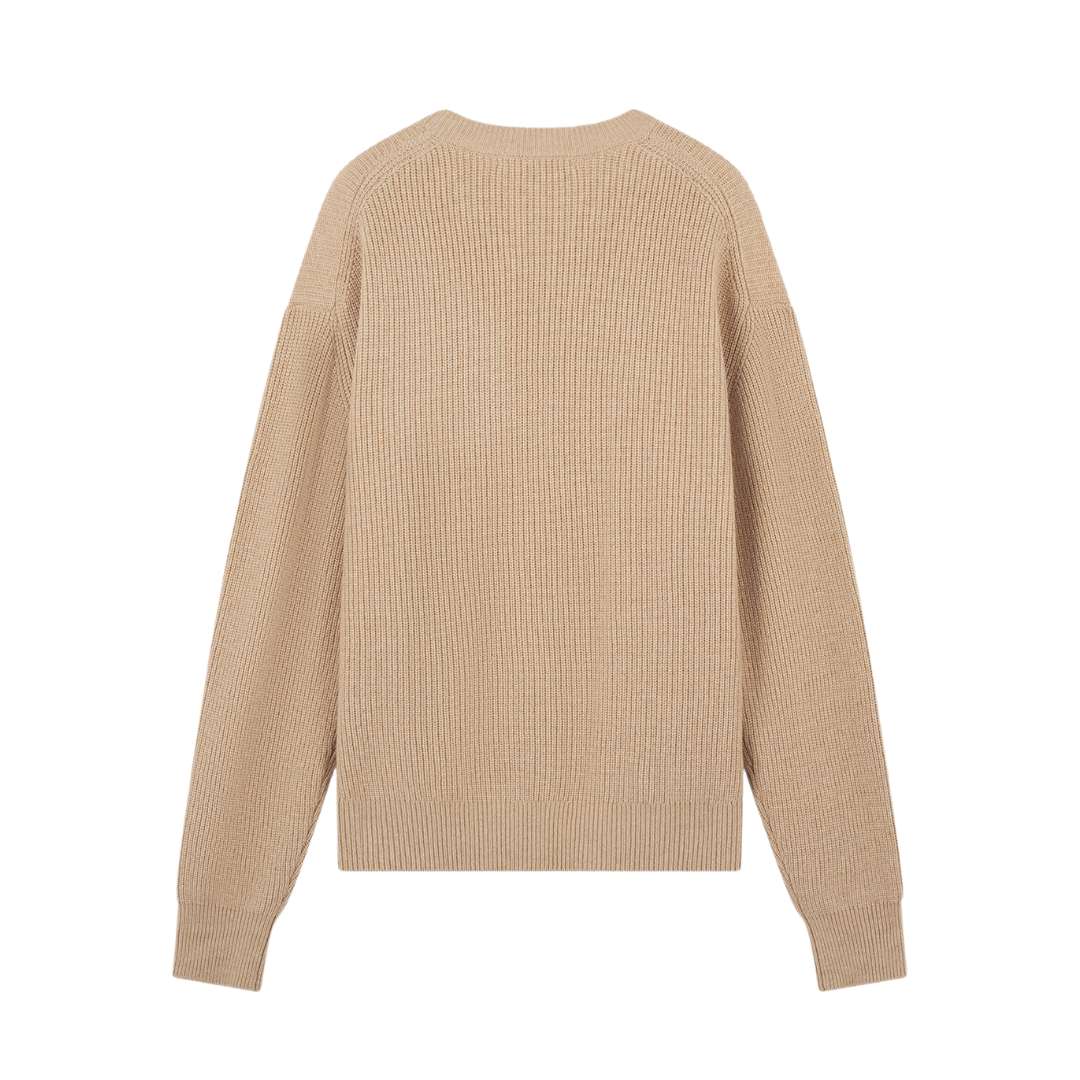 Bold Fox Head Patch Comfort Ribbed Jumper