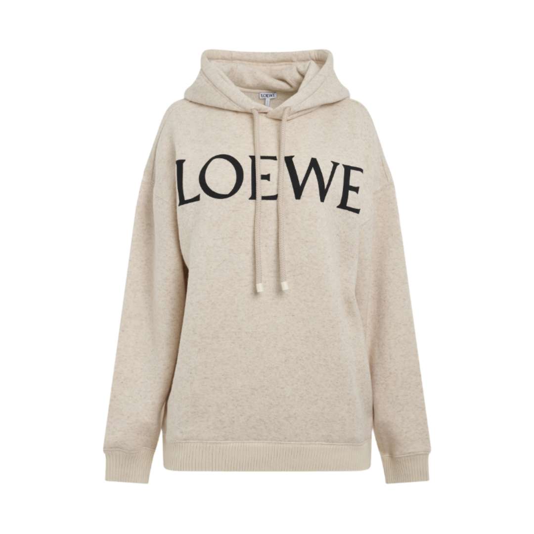 Logo Oversize Cotton Hoodie