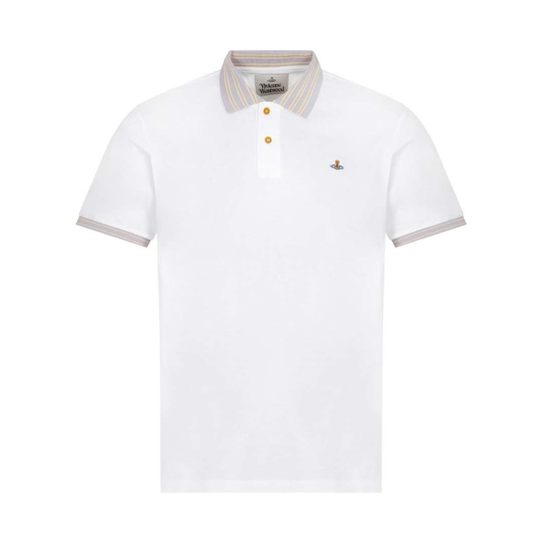 Classic Stripe Collar Polo Shirt